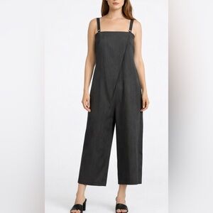 Skunkfunk Kiara Jumpsuit Women’s Size 2 Gray Sleeveless Wide Leg Minimalist